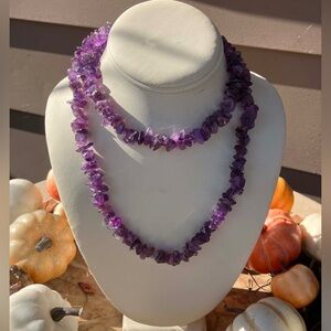 💥 3 for $15
Purple Rock Candy Stone Necklace